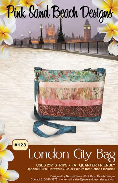 London City Bag Pattern by Pink Sand Beach Designs