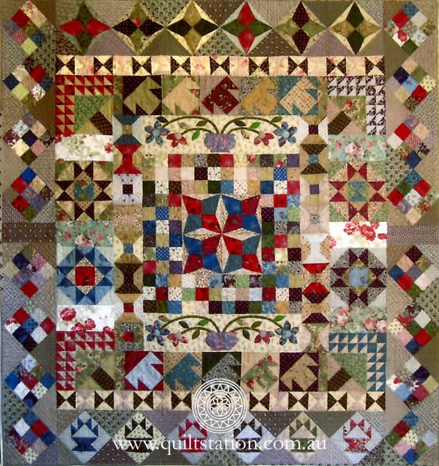 VINTAGE SAMPLER Quilt Pattern by Margaret Mew VINTAGE SAMPLER Quilt Pattern by Margaret Mew