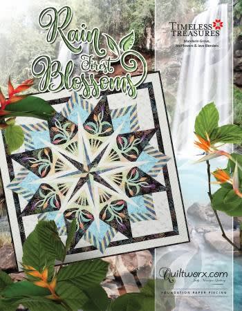 Rain Forest Blossoms Quilt Pattern by Judy Niemeyer
