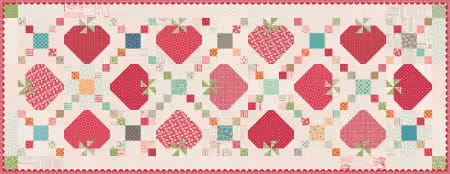 Farmer's Daughter Sweet Strawberry Patch Runner Kit by Lori Holt