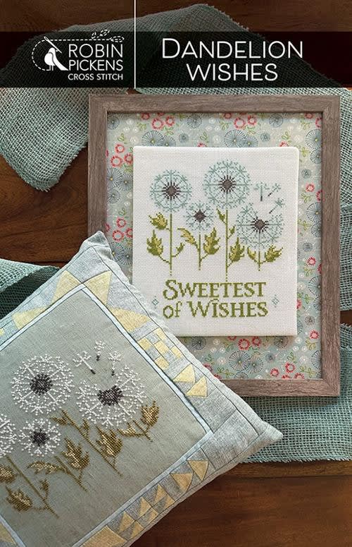 Dandelion Wishes Cross Stitch Pattern by Robin Pickens