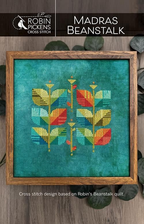 MADRAS BEANSTALK Cross Stitch Pattern by Robin Pickens