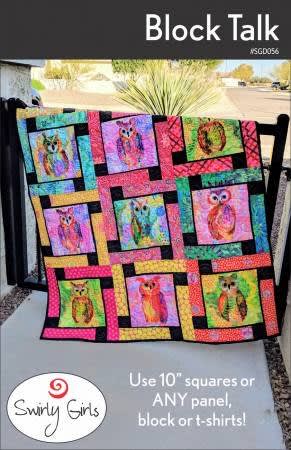 Block Talk Quilt Pattern by Swirly Girls