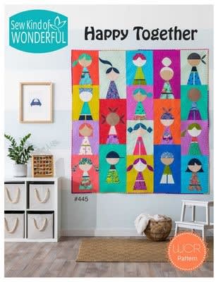 Sew Kind of Wonderful  Happy Together Quilt Pattern Quilt Pattern