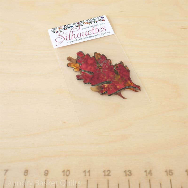 Oak Leaf Silhouettes by Edyta Sitar Laundry Basket Quillts