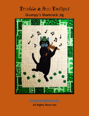 GRUMPY'S SHAMROCK JIG Quilt Pattern by Trouble & Boo