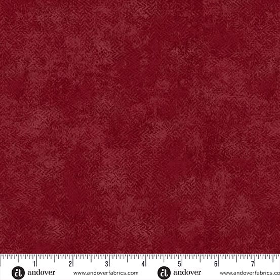 Tea Dye in Black Cherry Red shows a highly textured  Black Cherry Red fabric swatch.