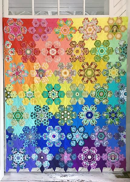 Tula Bloomers Quilt Pattern & Paper Pieces Set