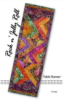 Rock'N Jelly Roll Runner Quilt Pattern by Tiger Lily Press