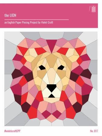 Lion Quilt Pattern by From Violet Craft