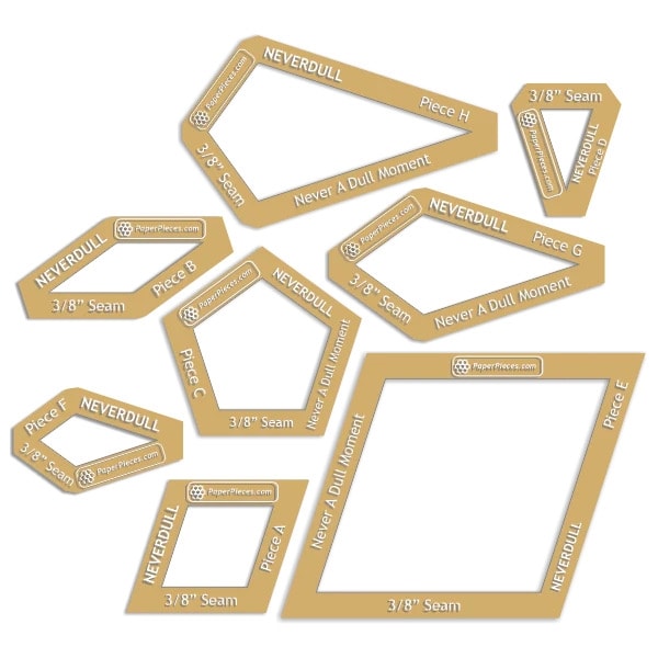 Never A Dull Moment 3/8 Inch Windowed Acrylic by Willyne Hammerstein