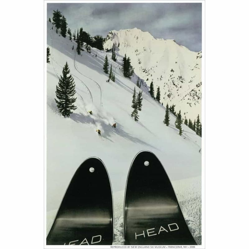 Head Skis at Alta Postcard