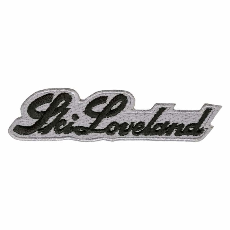 Loveland Colorado Green on Tan Vintage Ski Patch