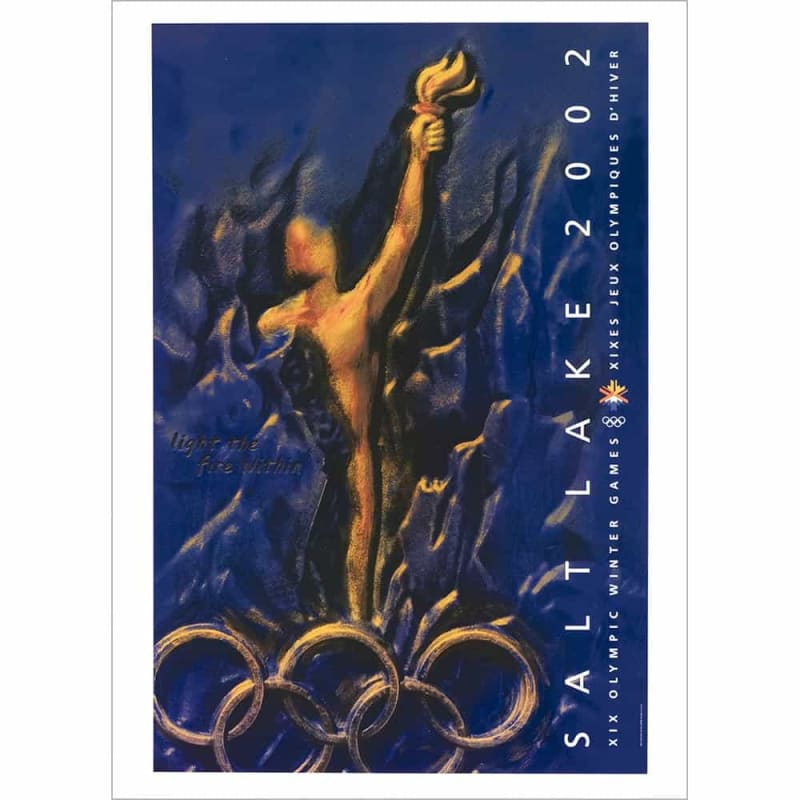 2002 Salt Lake City Winter Olympics Poster 2002 Salt Lake City Winter Olympics Poster