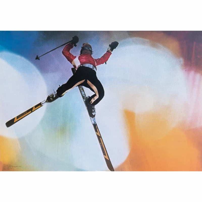 1974 Backscratcher Original Ski Poster of Bill Eisenhart at