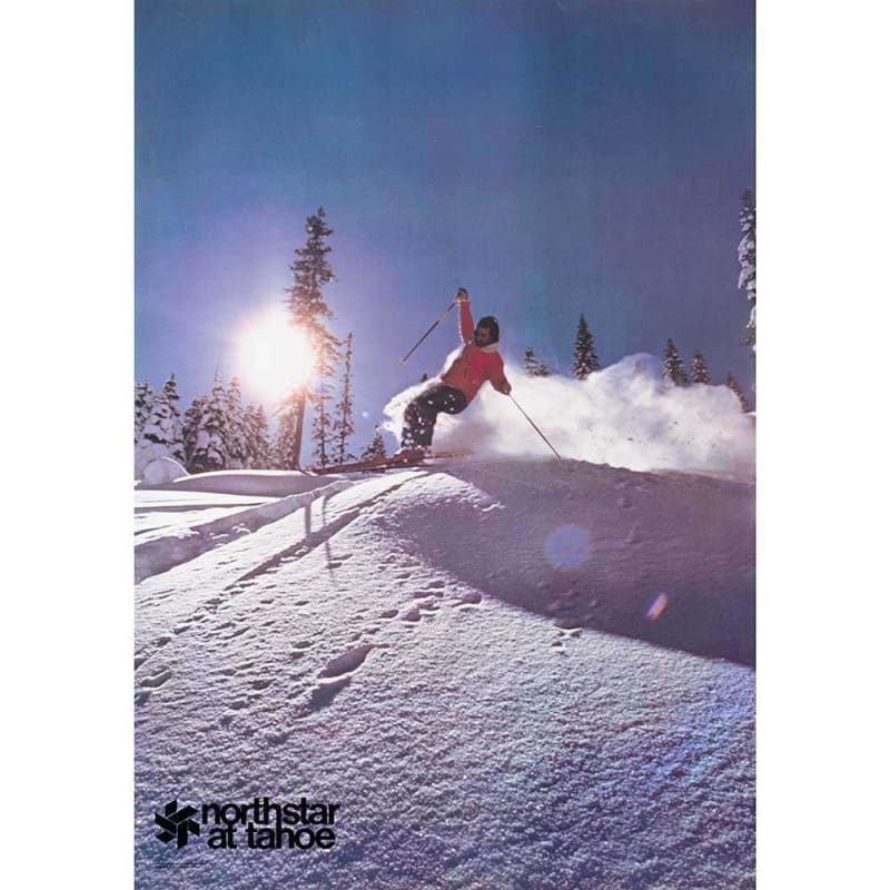 Northstar California Original Vintage 1973 Ski Poster, 21 x 30 inches