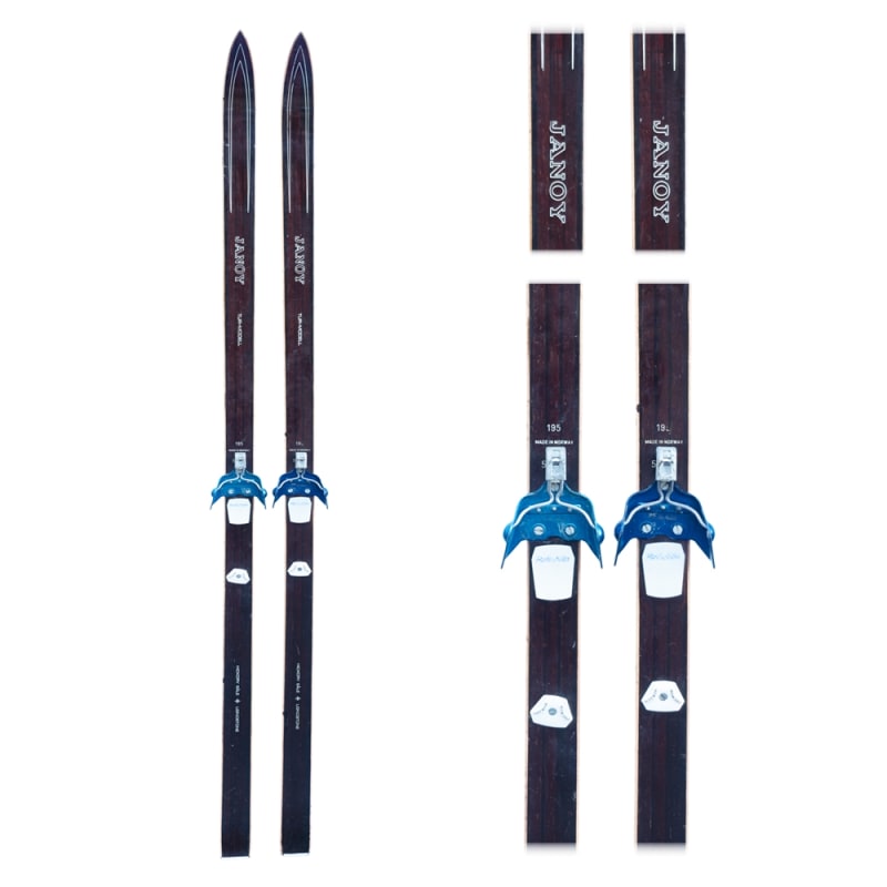 1960's Janoy Tur Modell Vintage Cross Country Skis Made in Norway