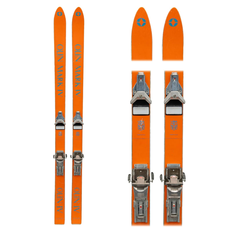 1970's Olin Mark 4 Vintage Downhill Skis with Geze Bindings, Length - 180 cm