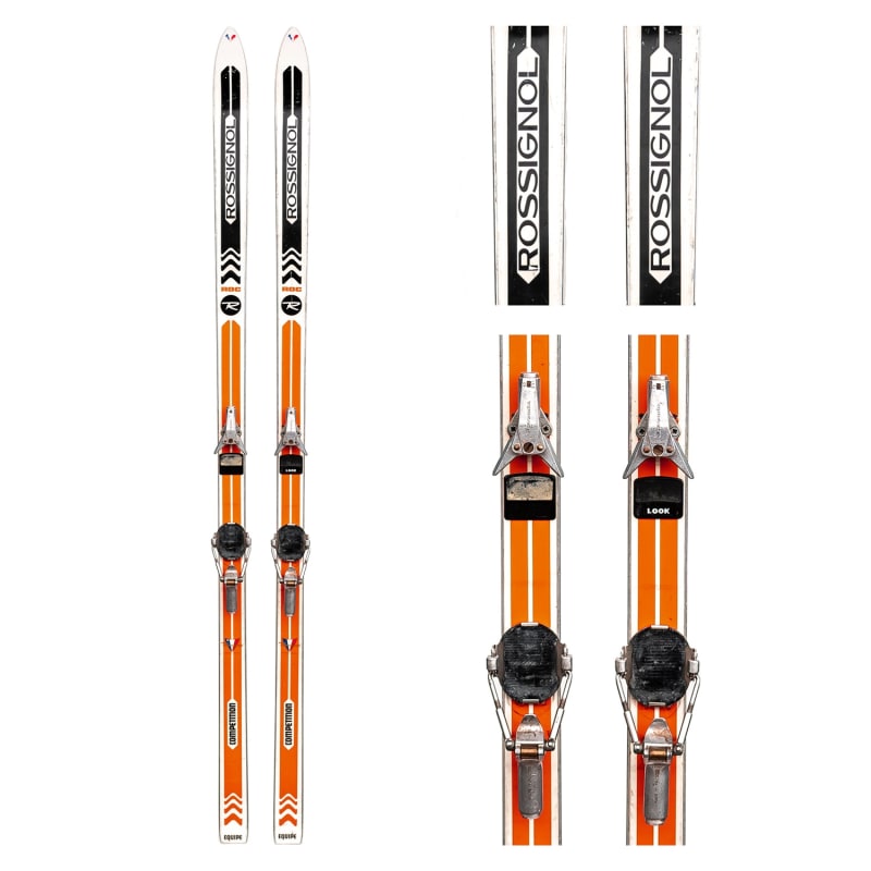 Ski Alpin Vintage - Rossignol et fixation Salomon 1.75M (Gebraucht) in