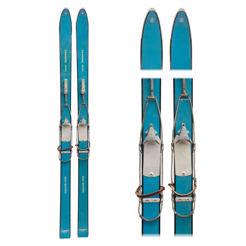 1960's Yamaha all Around Vintage Skis Marker Cable Bindings 1960's Yamaha all Around Vintage Skis Marker Cable Bindings