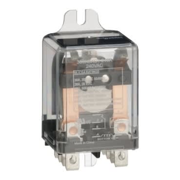 Schneider Electric 300XBXC1-240A Power relay DPDT 30A 240 VAC side flange cover industrial component