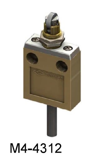 Moujen M4-4312-2L Panel Mount Cross Roller Plunger Limit Switch Moujen M4-4312-2L Panel Mount Cross Roller Plunger Limit Switch