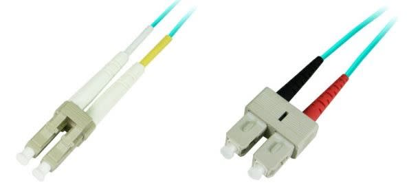 Signamax FC51-9/4-2M LC to SC Duplex MM 50/125 OM3 Patch Cord, 2 Meter Signamax FC51-9/4-2M LC to SC Duplex MM 50/125 OM3 Patch Cord, 2 Meter