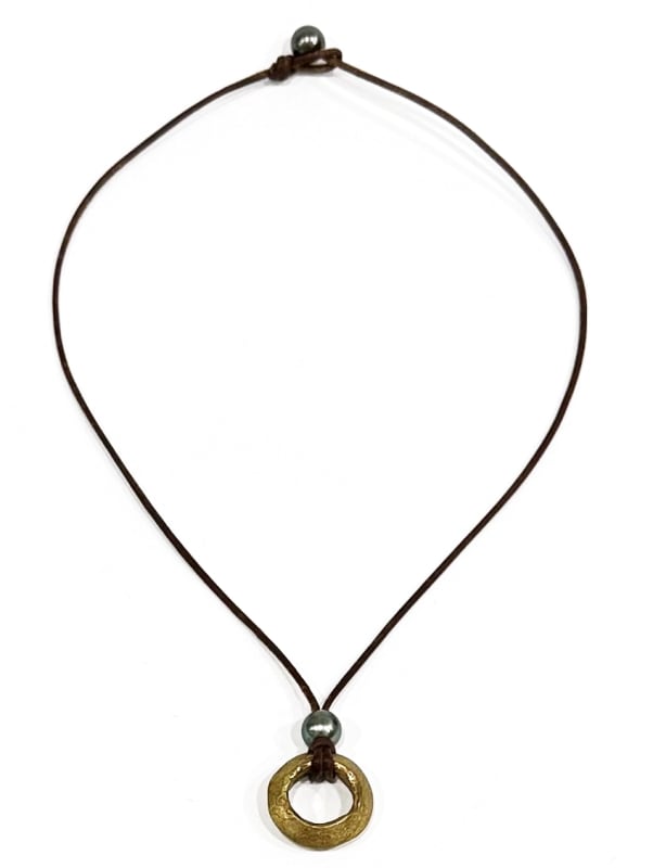 Brass Band with Tahitian Pearl- Saba