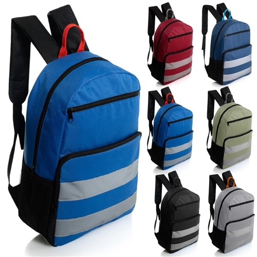 Wholesale 17 Inch Reflective Backpack 6 colors