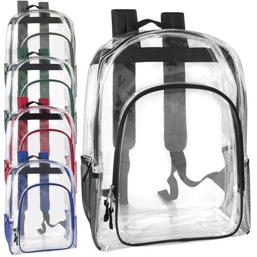 17 Inch Clear Backpacks