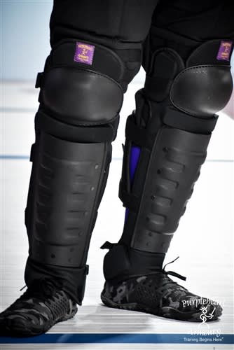 Economy No.01 Shin/Knee Guards with Side Wrap (Pair)
