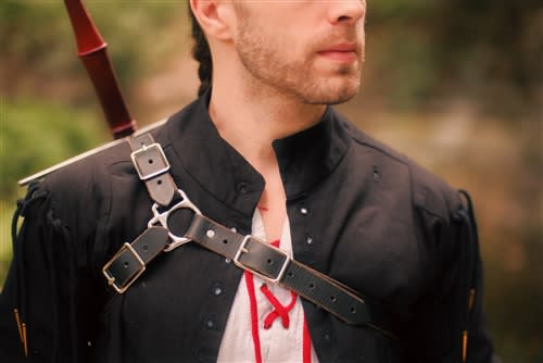 Harness for Magnetic Scabbard,  for Back Hold