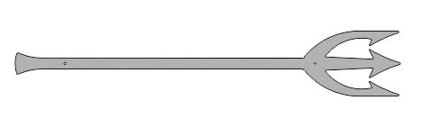 Trident, SEAL, 29", for Oar