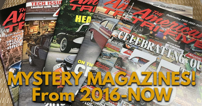 ATFA American Tri-Five Magazine Bundle - 5 Different Magazines