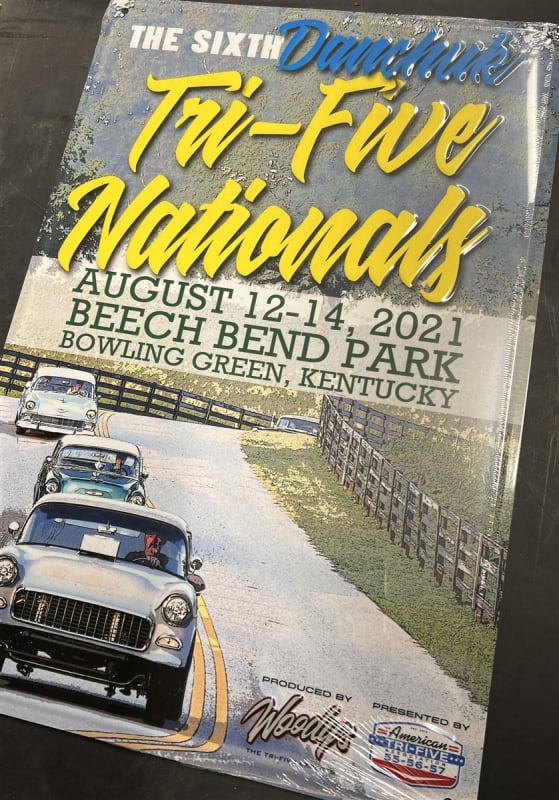 ATFA Tri-Five Nationals Metal Sign - 2021 ATFA Tri-Five Nationals Metal Sign - 2021
