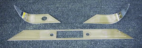 1955-56 Chevy Dash Insert with Lines with Radio Cutout