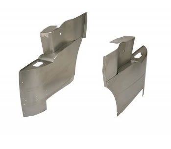 1956-1957 Chevy Metal Rear Armrest And Piston Cover Assembly