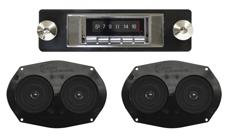 Custom Autosound 1955 Chevy Radio - Factory Package
