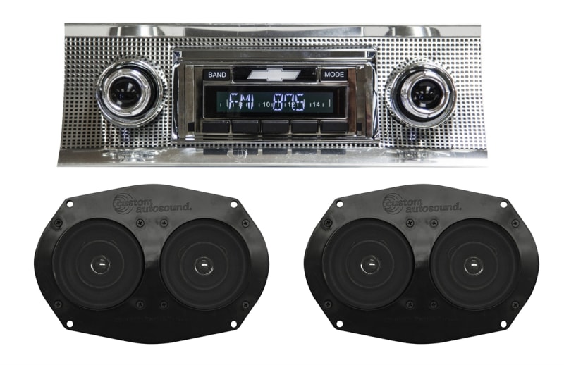 Custom Autosound 1957 Chevy Radio - Factory Package Custom Autosound 1957 Chevy Radio - Factory Package