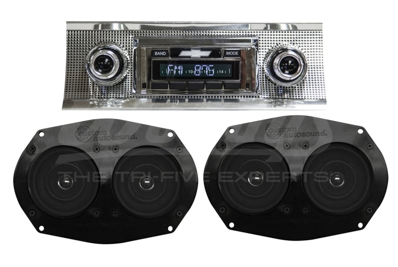 Custom Autosound 1957 Chevy Radio - Factory Package - Upgrade