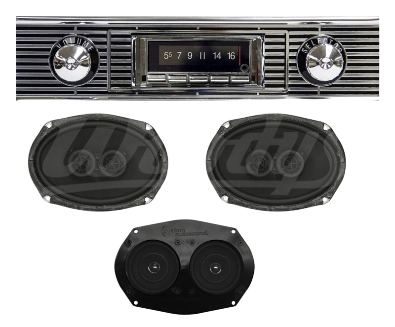 Custom Autosound 1956 Chevy Radio - Performance Package