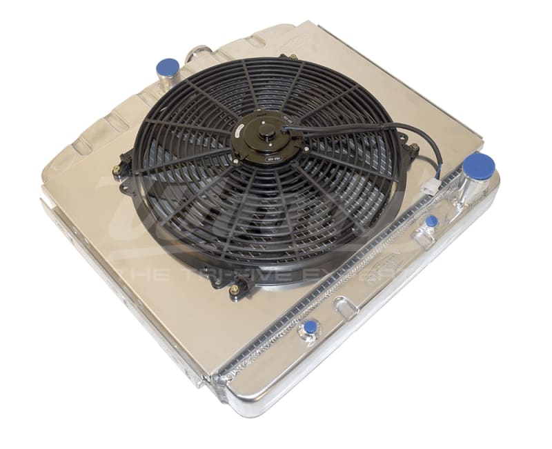 thumbnail image 2 of Gearhead Enterprises Dual 11" Electric Radiator Cooling Fans For 1955-57 Tri 5 Chevy – With Relay & Thermostat 2 of 4