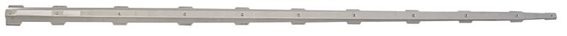1957 Chevy Bel Air Top of Fin Molding Insert w/ Pins Attached, Except Nomad and Wagon (OS)