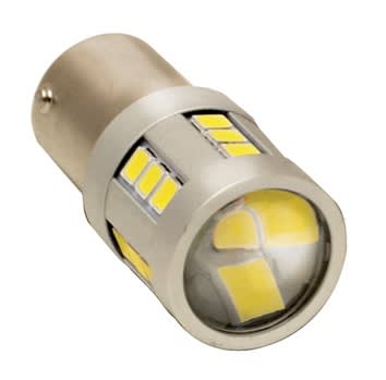1955 1956 1957 Chevy 12 LED Light Bulb, Back-Up Light, Replaces 1156, White 1955 1956 1957 Chevy 12 LED Light Bulb, Back-Up Light, Replaces 1156, White