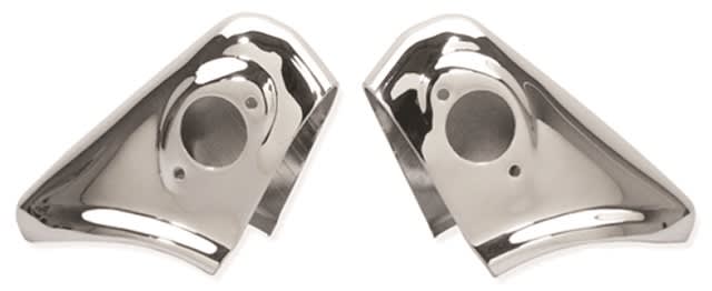 1956 Chevy Chrome Bumper Guards, Rear (exc. Wagon and Nomad)