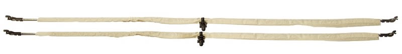 1955 1956 1957 Chevy Door Latch to Handle Pull Rods, 2-Dr Hardtop/Convertible