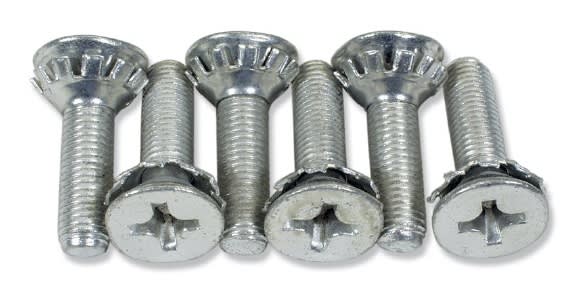 1955 1956 1957 Chevy Rear Door Hinge Screw Set, One Hinge, 4-Dr 1955 1956 1957 Chevy Rear Door Hinge Screw Set, One Hinge, 4-Dr