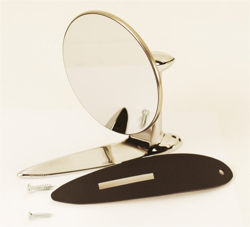 1955 1956 1957 Chevy Outside Rear View Mirror w/ Wide Angle Lens 1955 1956 1957 Chevy Outside Rear View Mirror w/ Wide Angle Lens