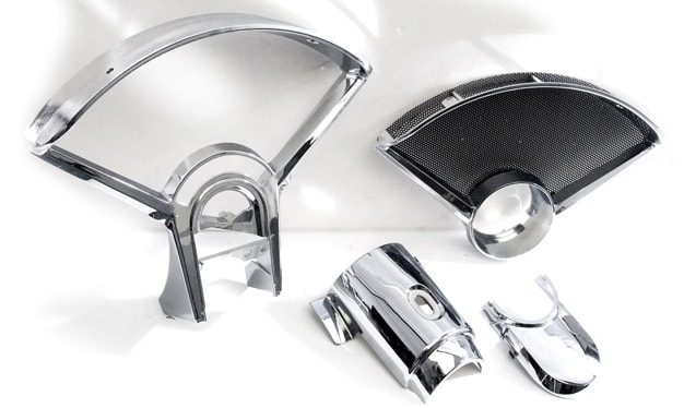 1955-1956 Chevy Instrument Cluster Bezel Set, Automatic Transmission