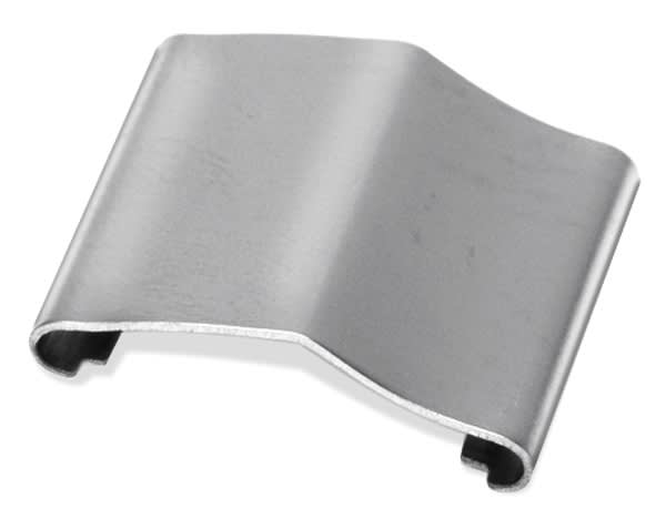 1955 1956 1957 Chevy Upper Front Windshield Moulding Connector exc. 1955 150 & 1955 1956 1957 Convertible 1955 1956 1957 Chevy Upper Front Windshield Moulding Connector exc. 1955 150 & 1955 1956 1957 Convertible